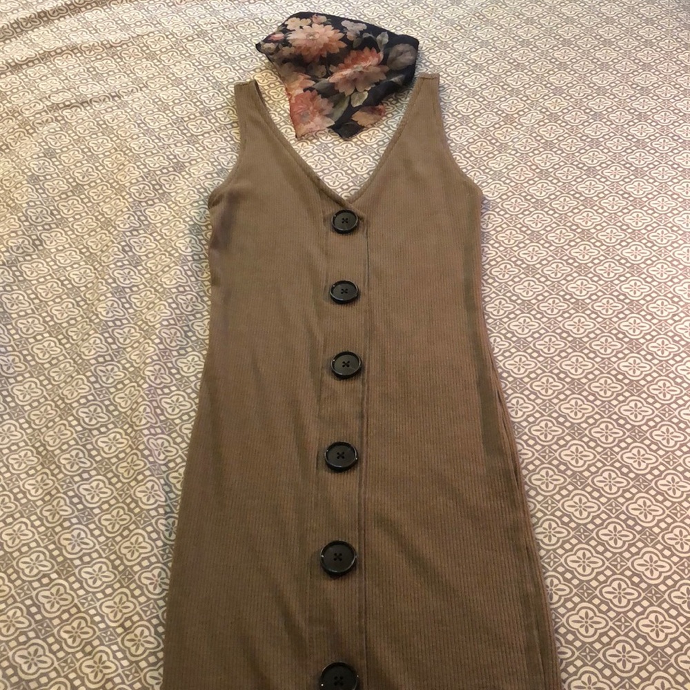 Olive green body dress!